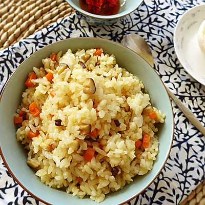 香菇油饭——一款非常好吃的素食炒饭