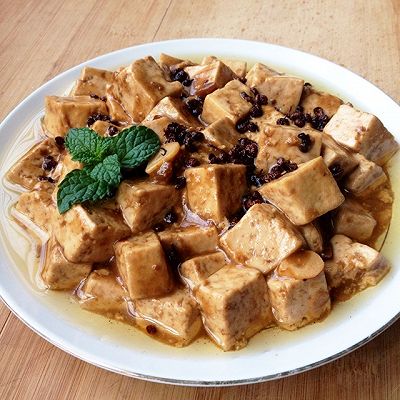 麻婆豆腐—无肉爆香版