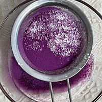梦幻紫薯奶油蛋糕卷的做法图解1