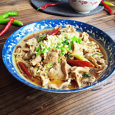 能多吃一碗饭的  水煮肉片