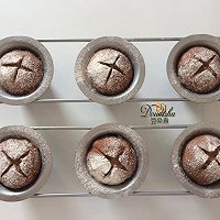 可可巧克力杯子面包的做法图解6