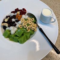 蜜豆丸子抹茶冻的做法图解8