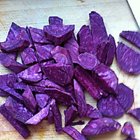 花样紫薯馒头的做法图解1