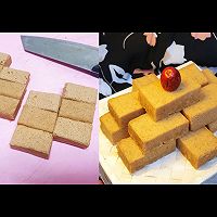 紅棗糯米金磚蛋糕的做法图解10