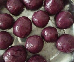 紫薯团的做法