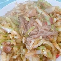 圆白菜炒粉丝的做法图解7