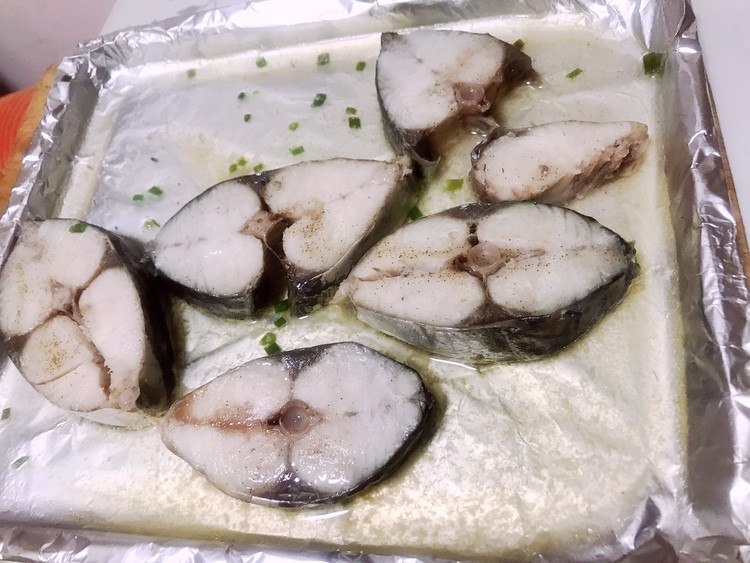 烤马鲛鱼的做法