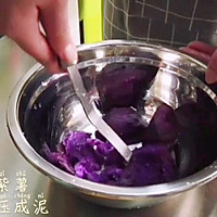 仿“无忧糕”做的紫薯山药糕#换着花样吃早餐#的做法图解5