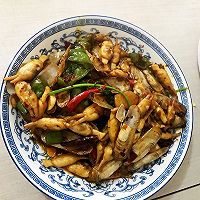 爆炒蛏子的做法图解5
