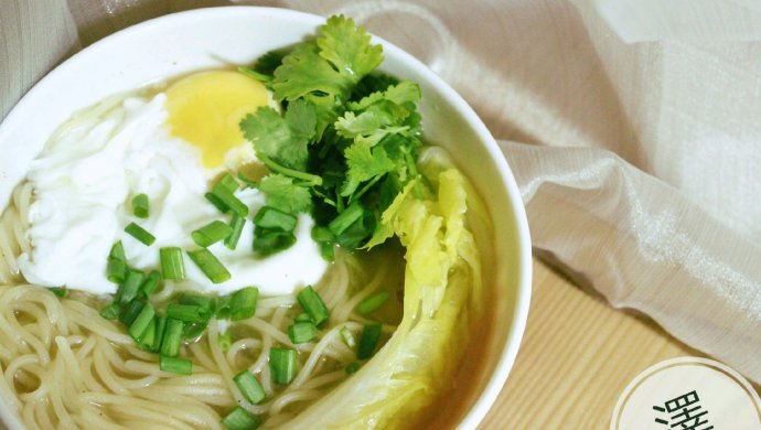 极速の夜食  自制阳春面