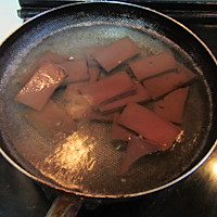 酸菜烧血旺的做法图解2