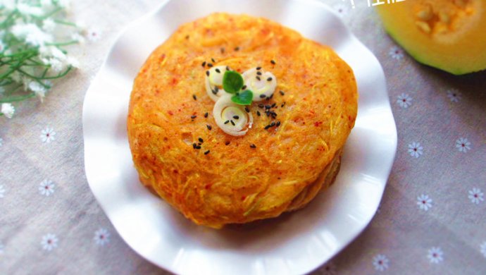 香辣南瓜丝饼