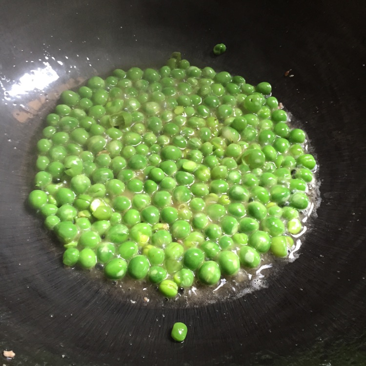 红椒青豆肉末的做法图解5
