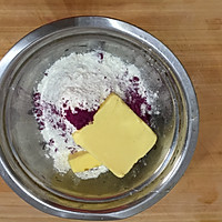 火龙果奶黄酥的做法图解3