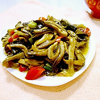 ＃均衡年夜饭＃平平安安酸辣炒平菇的做法图解6