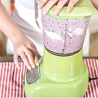 蓝莓思慕雪#急速早餐#的做法图解3