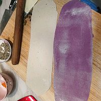 山药紫薯奶香馒头的做法图解8
