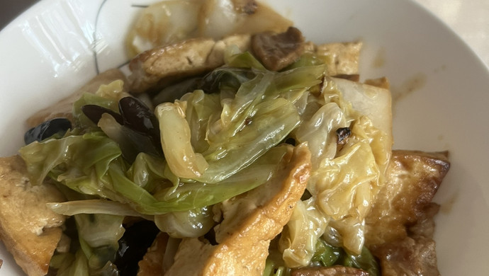 木耳爆豆腐