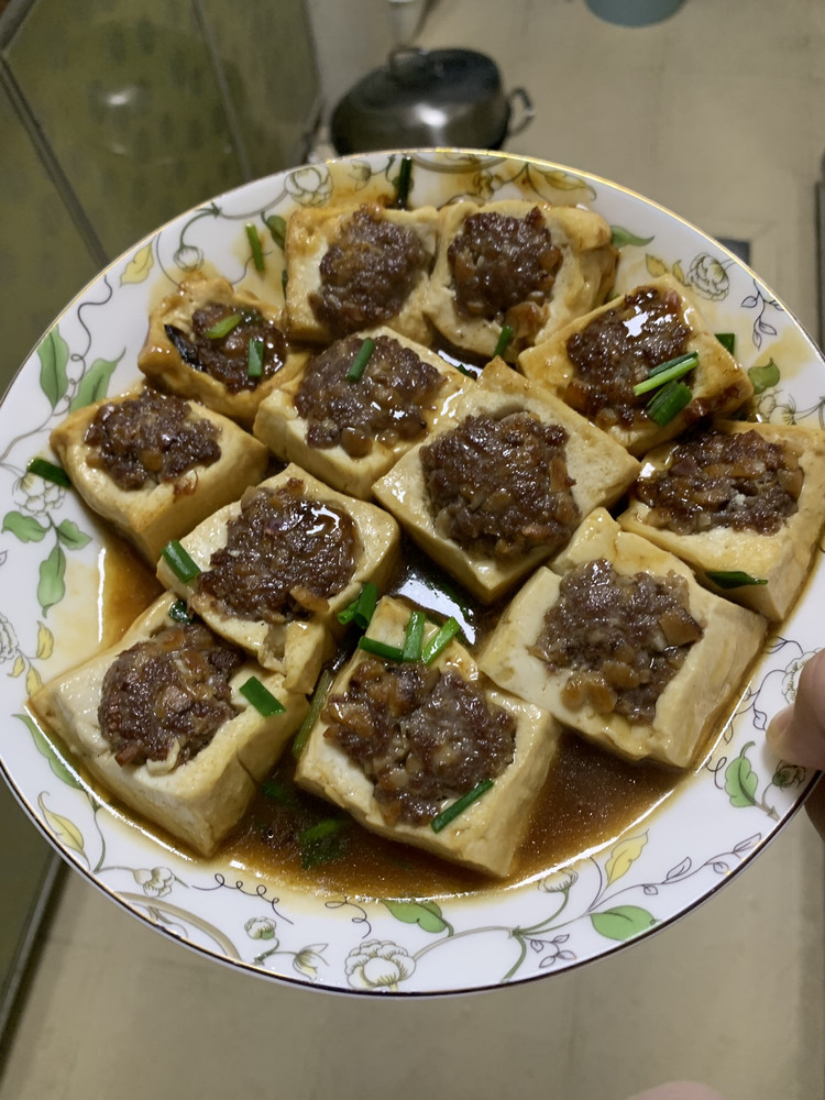 客家酿豆腐-牛肉版的做法