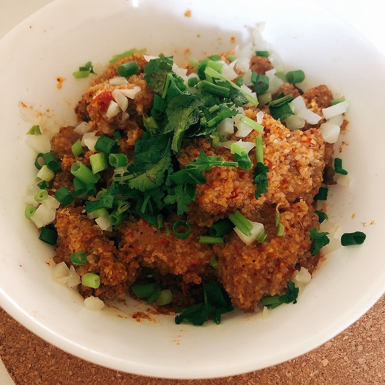 粉蒸牛肉（独居少量版）的做法