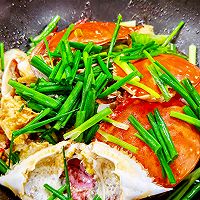 #米饭最强CP#葱姜炒梭子蟹的做法图解8