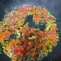 番茄韭菜蛋炒饭的做法图解3