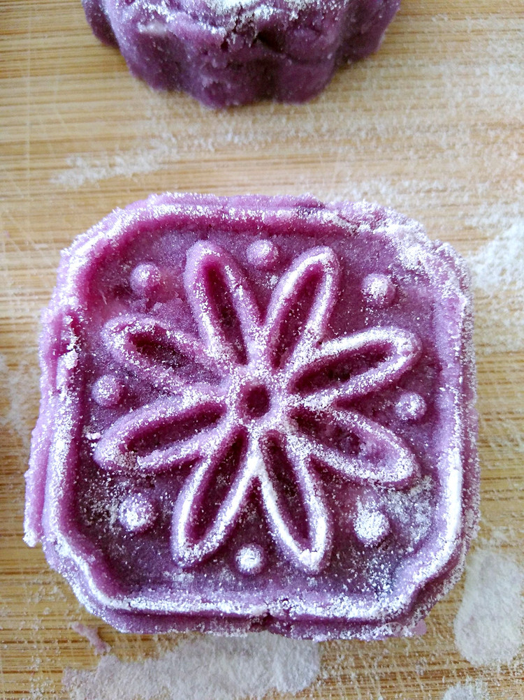 紫薯山药糕（低卡健身餐）的做法