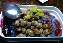 果酱山药豆 樱桃 蓝莓果酱的做法