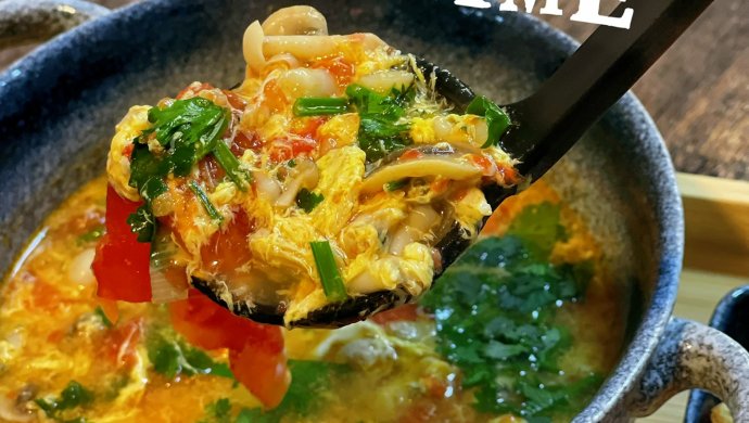 西红柿蛤蜊疙瘩汤