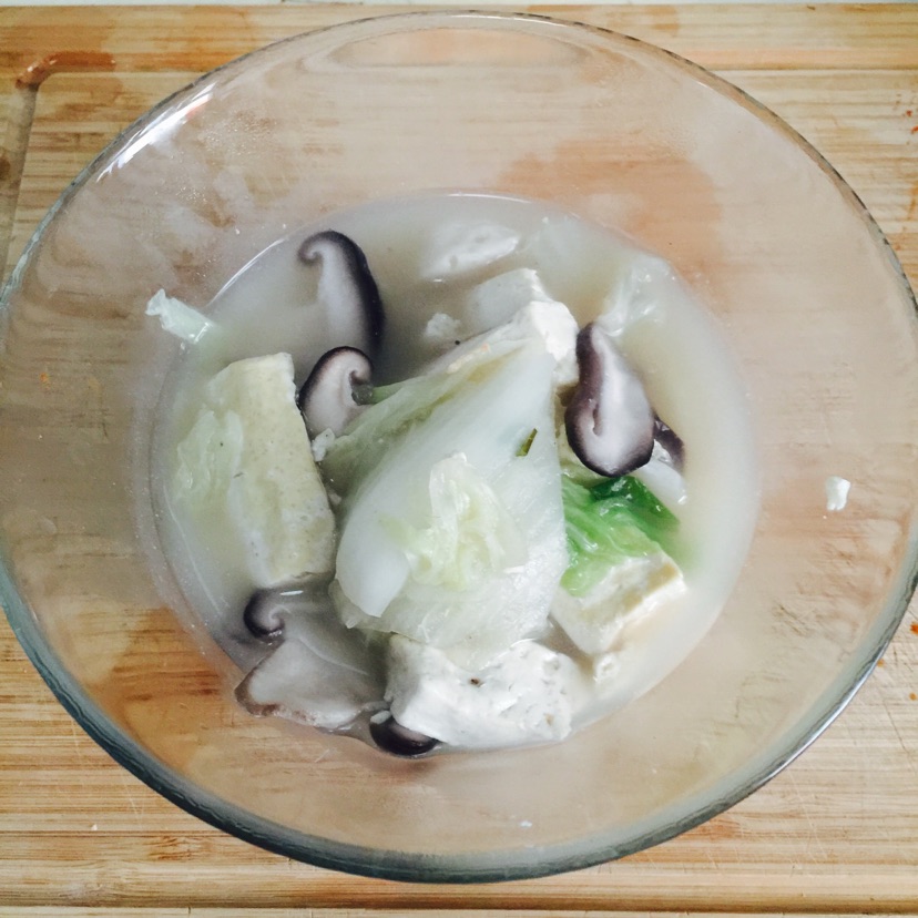 白菜豆腐汤的做法图解6