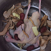 鸽子炖西藏那曲冬虫草加松茸的做法图解2