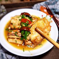 #夏日开胃餐#营养开胃的美味-青椒炒豆腐的做法图解15