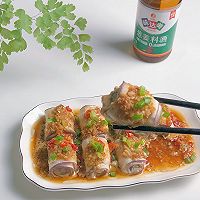 蒜香茄子肉卷的做法图解20