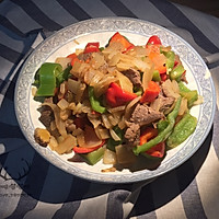 彩椒戏牛柳的做法图解5