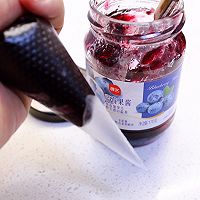 #我的养生日常-远离秋燥#蓝莓椰蓉排包的做法图解9