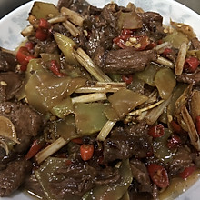 泡椒炒牛肉