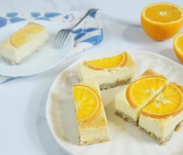 夏季C位出道的神仙搭配！低脂香橙芝士蛋糕的做法