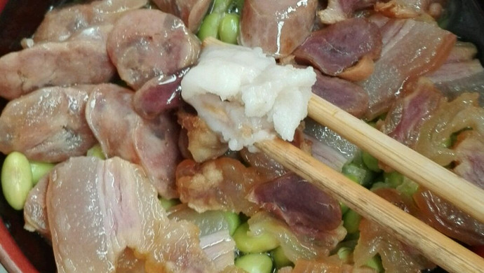 清蒸腌肉豆