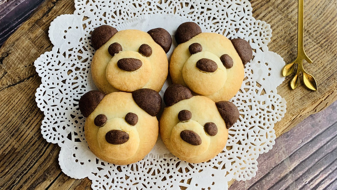 可爱熊饼干