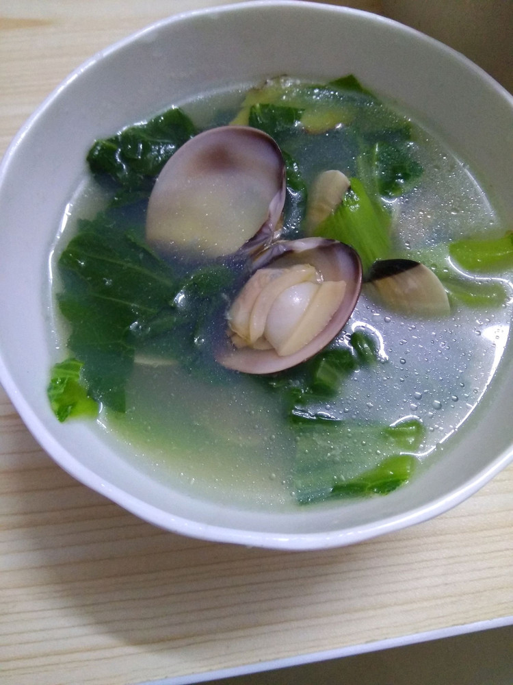 芥菜蛤蜊汤的做法