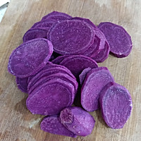 紫薯豆沙卷的做法图解1
