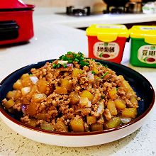 京酱肉末土豆丁