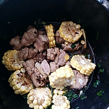 九阳高压锅玉米豆豉闷排骨