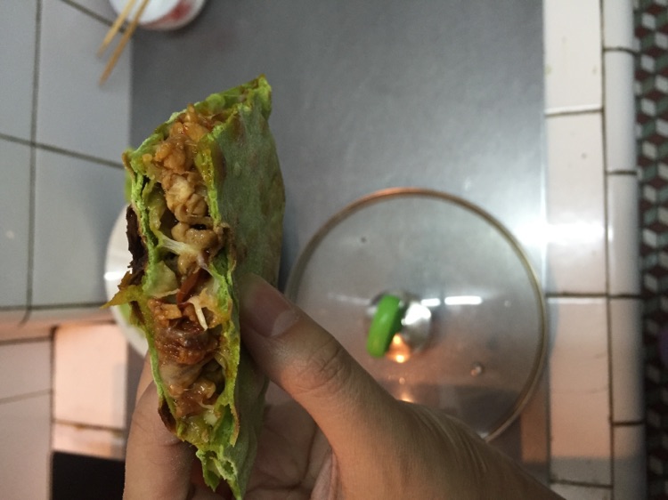 肉末芝士大饼