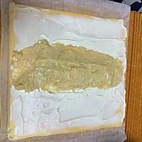 榴莲芒果蛋糕卷，好吃的不行的做法图解6