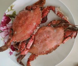 盐焗海蟹的做法
