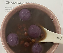 #元宵节美食大赏#紫薯红豆甜水汤圆的做法