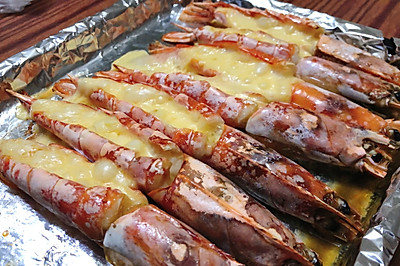 芝士焗阿根廷红虾
