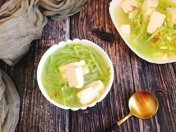 青萝卜豆腐小虾米汤 营养补钙减肥瘦身