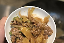 速成咖喱雪花牛肉片的做法